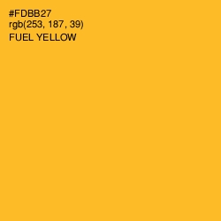 #FDBB27 - Fuel Yellow Color Image